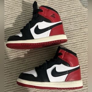 Jordan Kids High-Top Sneakers - Black, White, Red